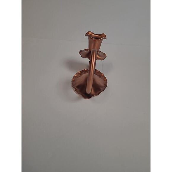 Vintage GREGORIAN Copper Arts & Crafts Hand Craft Candle Holder - Picture 4 of 9